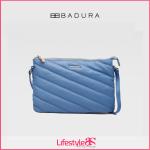 Badura Purple Leather Handbag LIB-167GR