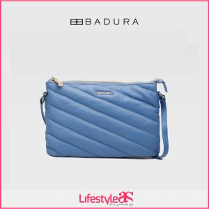 Badura Purple Leather Handbag LIB-167GR
