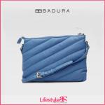 Badura Purple Leather Handbag LIB-167GR