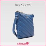 Badura Purple Leather Handbag LIB-167GR