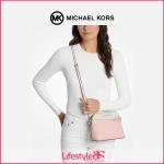 Jet Set Travel Color-Block Signature Crossbody Bag